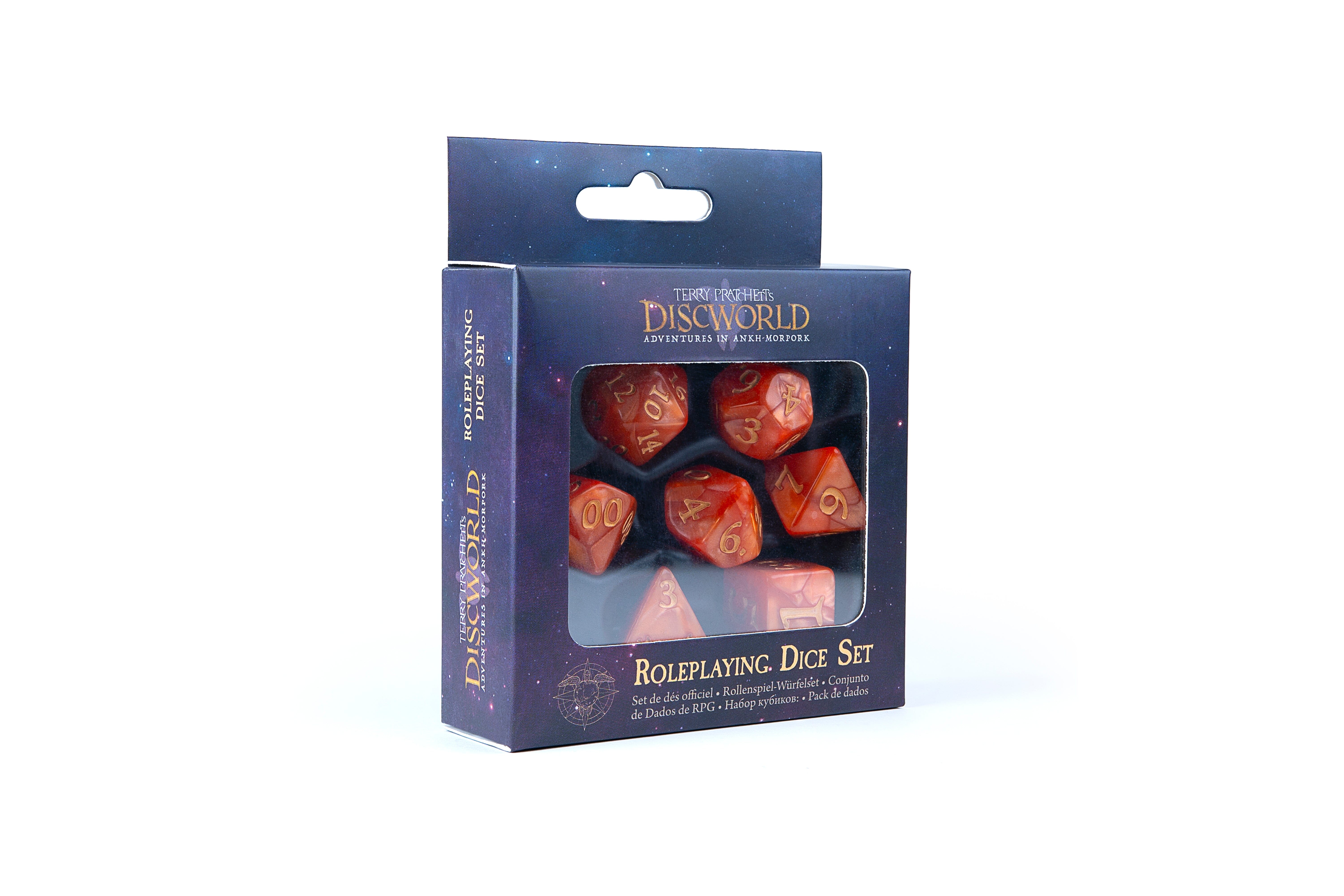 Modiphius Discworld Ankh-Morpork set 7 dadi GDR A'Tuin