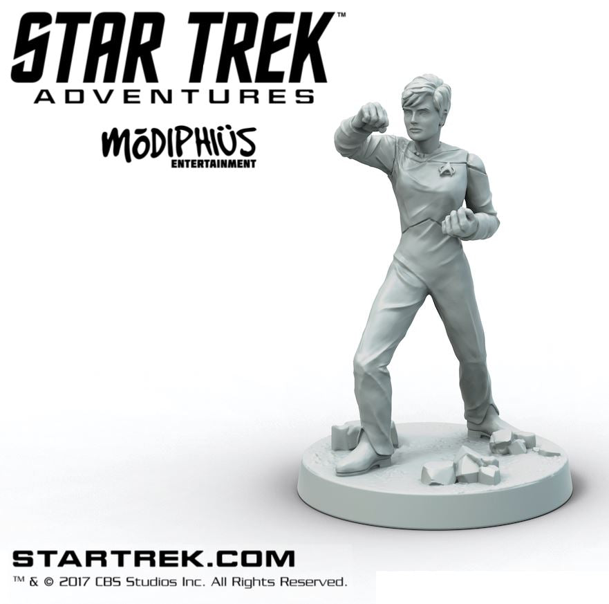 Modiphius Star Trek TNG Natasha Yar miniatura STL 32mm
