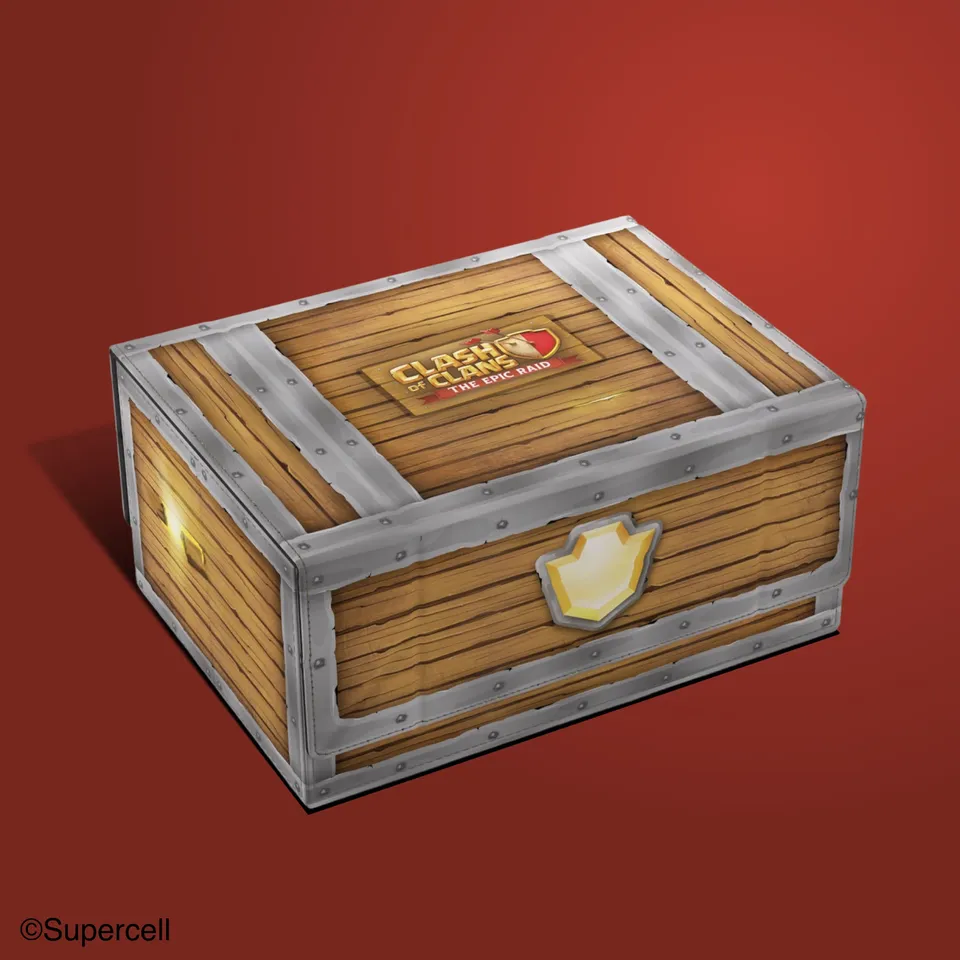 Maestro Media Clash of Clans Premium Chest box portadadi 2 in 1