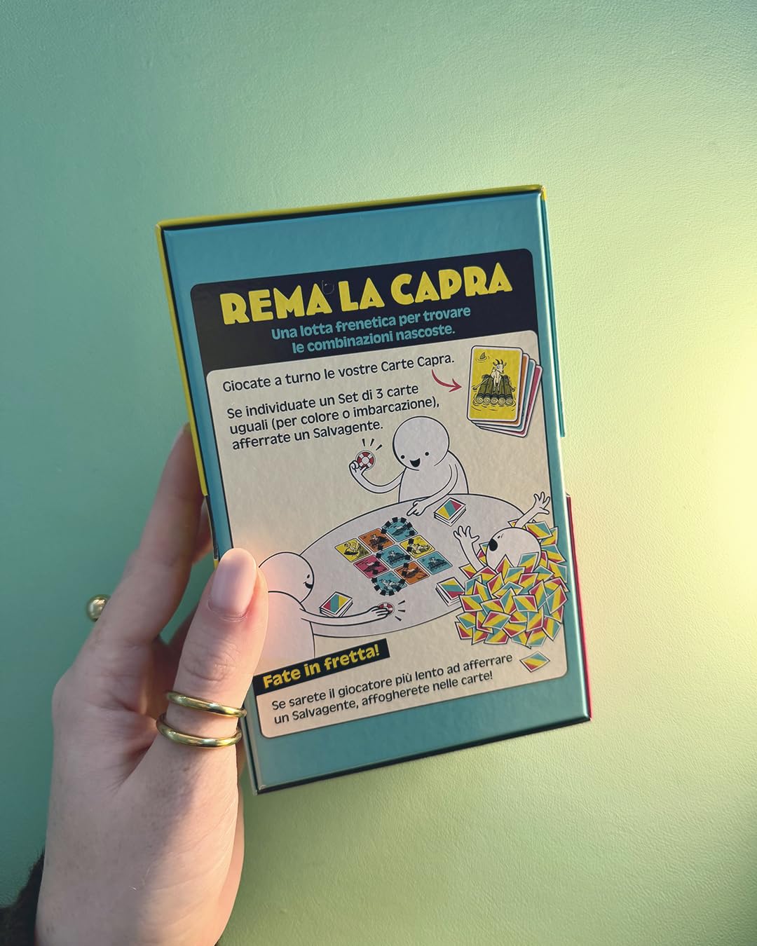 Asmodee Party Games Rema la Capra gioco carte 2-6 giocatori