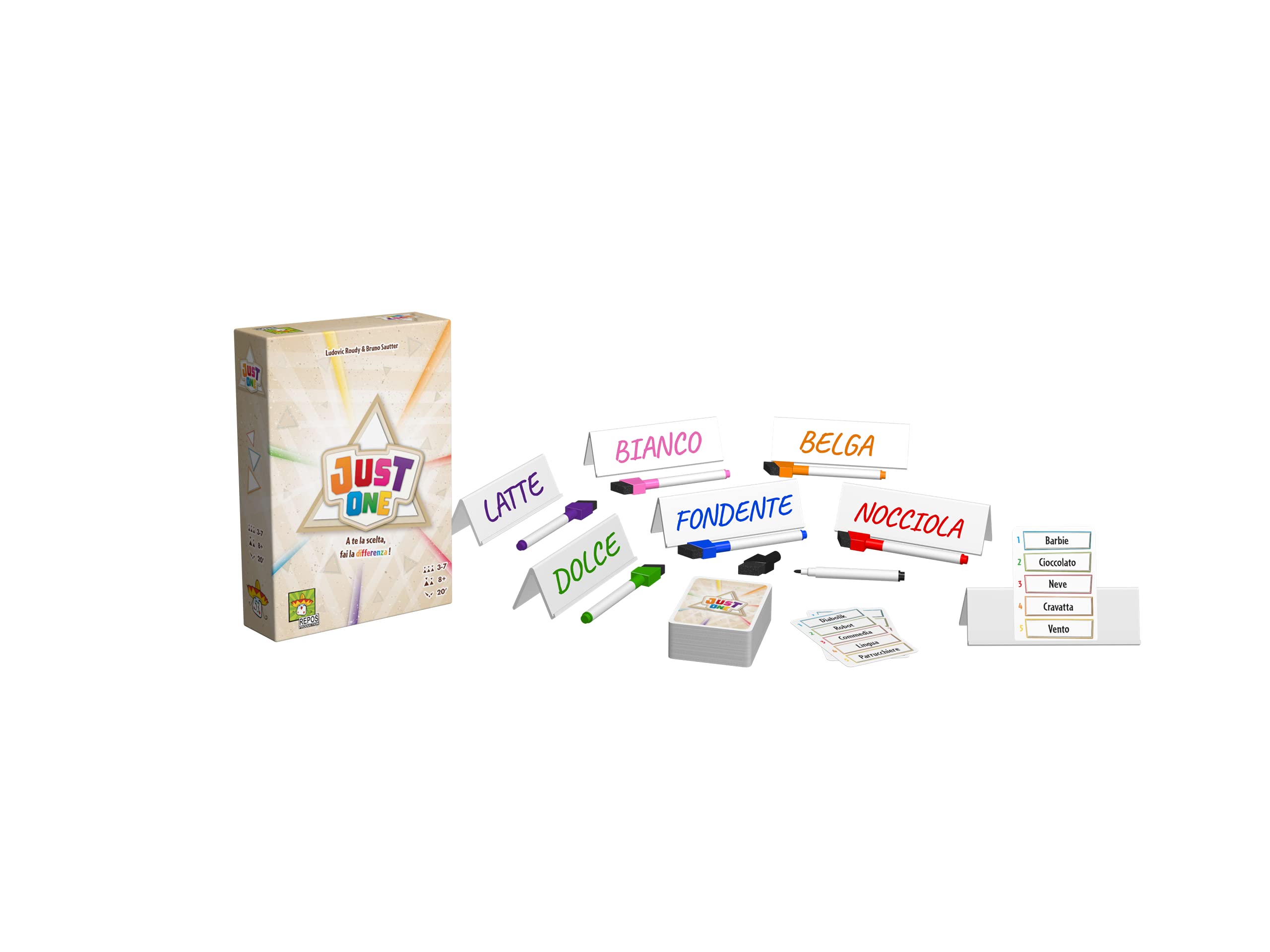 Asmodee Just One Party Game Cooperativo Parole 3-7 giocatori