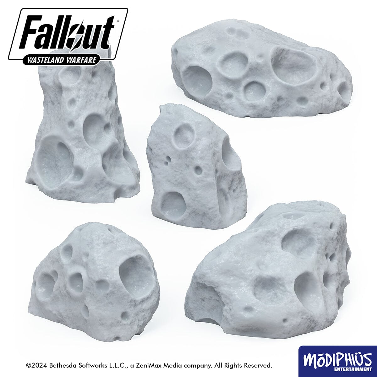 Modiphius Fallout Wasteland Warfare Galactic Zone terreno STL