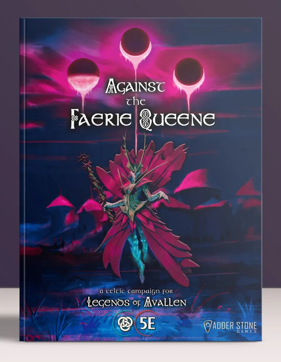 Modiphius Legends of Avallen Against the Faerie Queene libro campagna