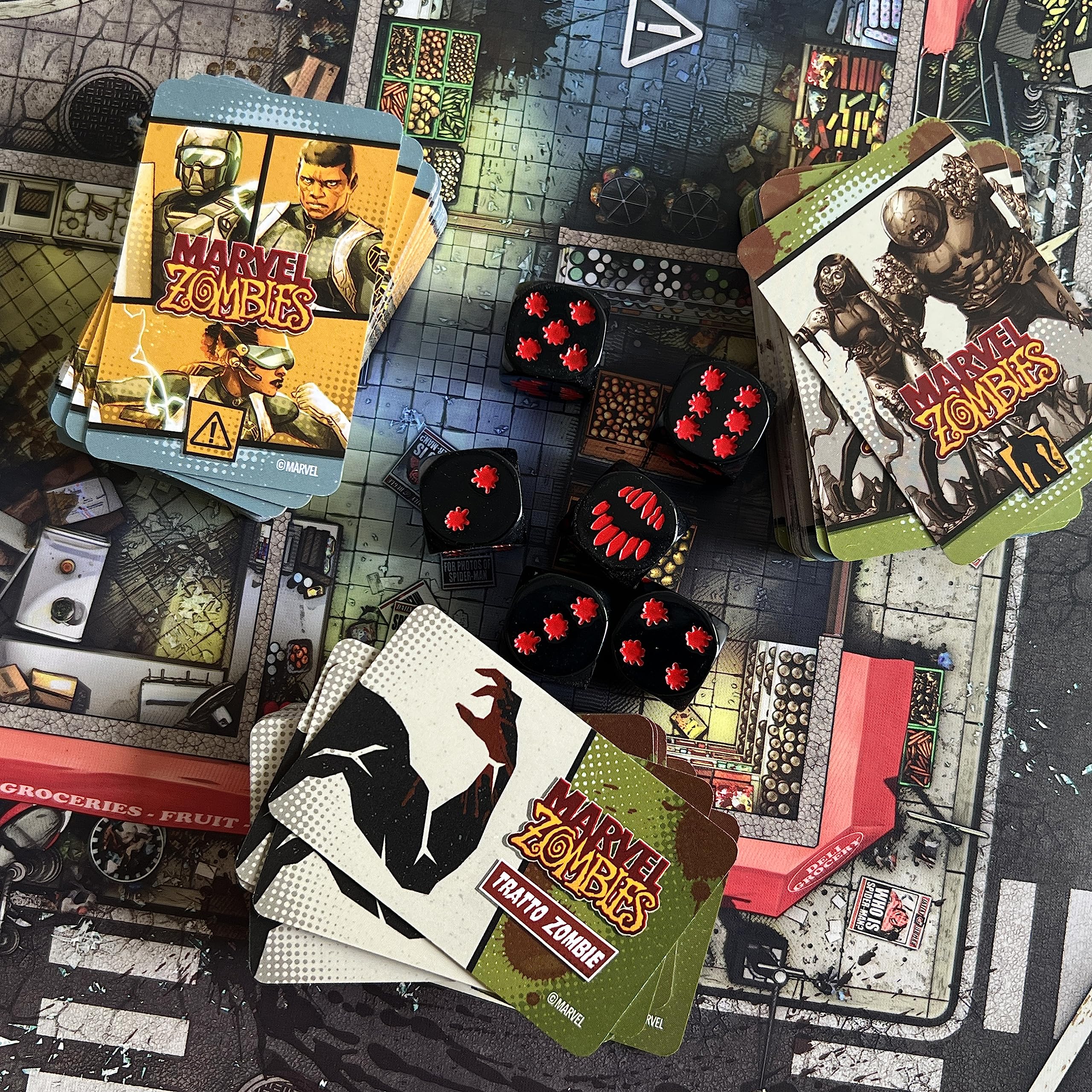 Asmodee Marvel Zombies gioco da tavolo cooperativo italiano