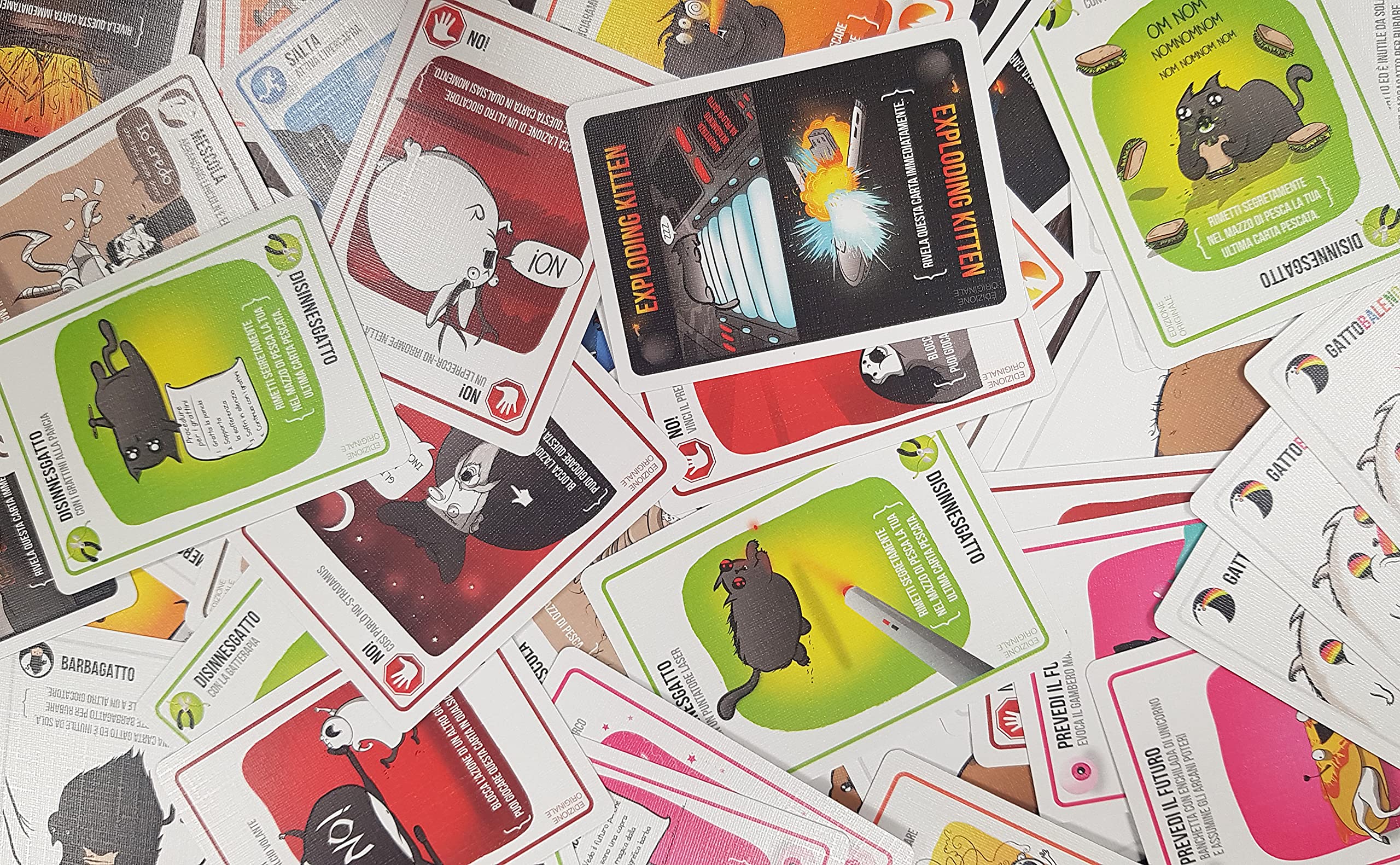 Asmodee Exploding Kittens gioco di carte base 2-5 giocatori