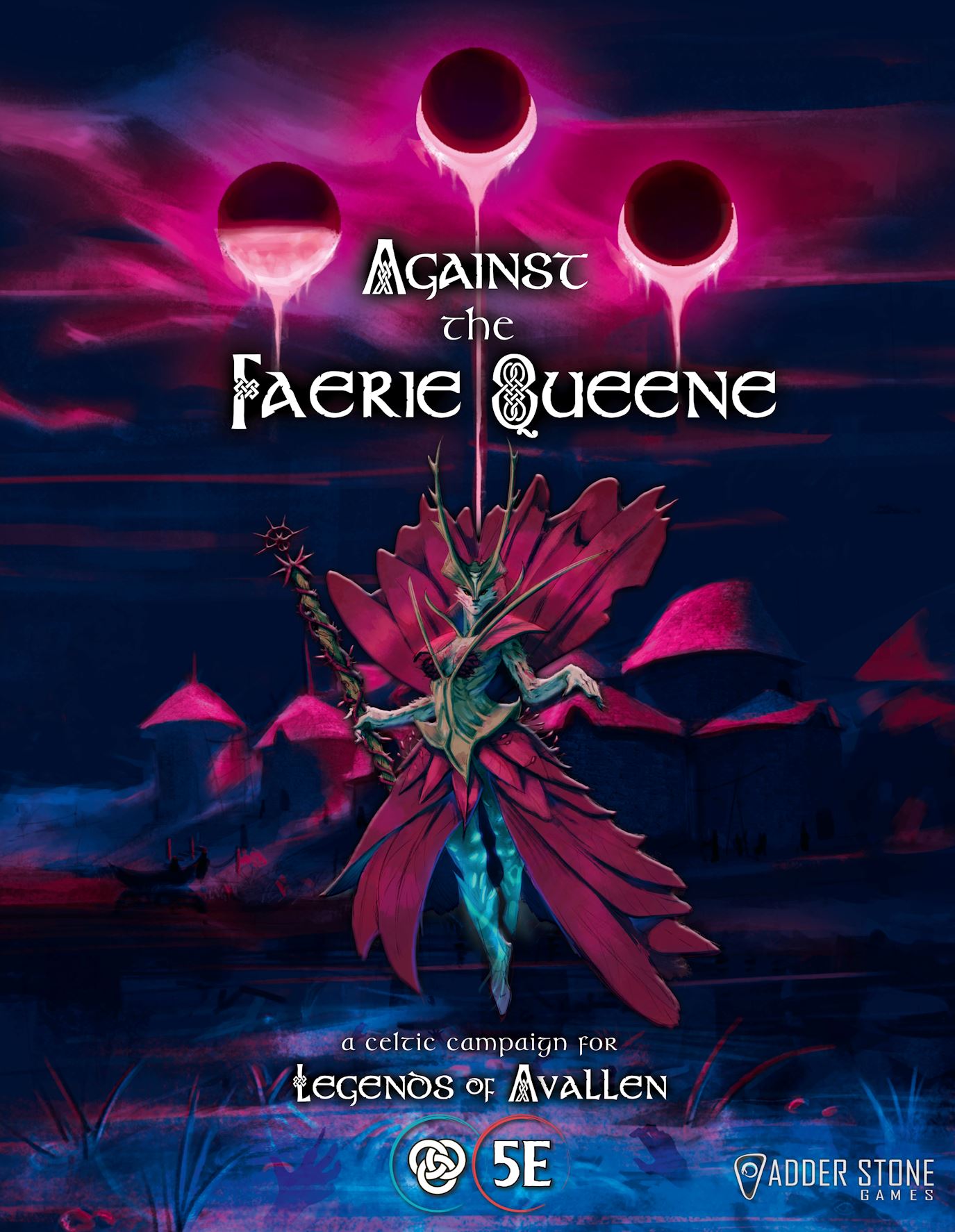 Modiphius Legends of Avallen Against the Faerie Queene campagna PDF