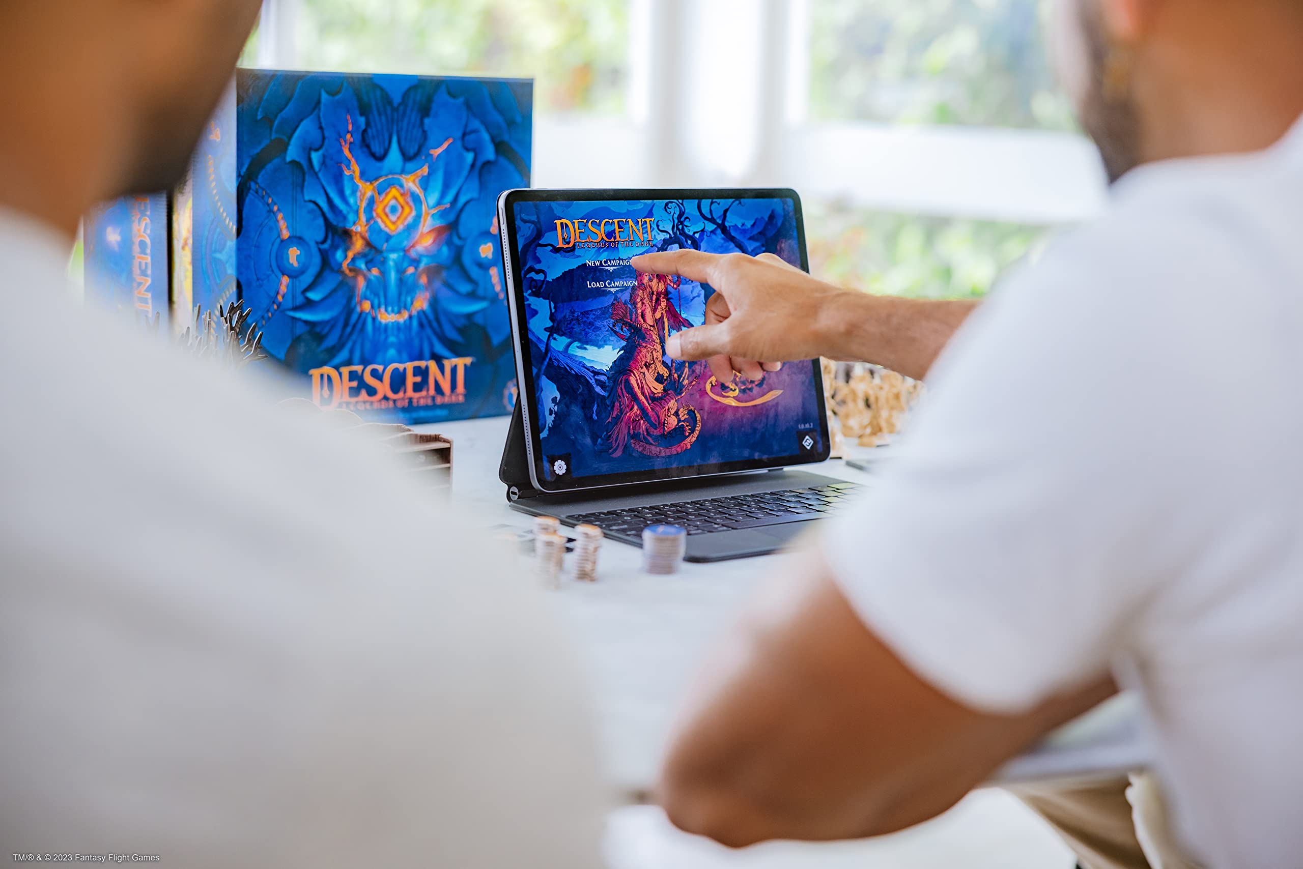 Asmodee Descent Leggende delle Tenebre gioco tavolo con app italiano