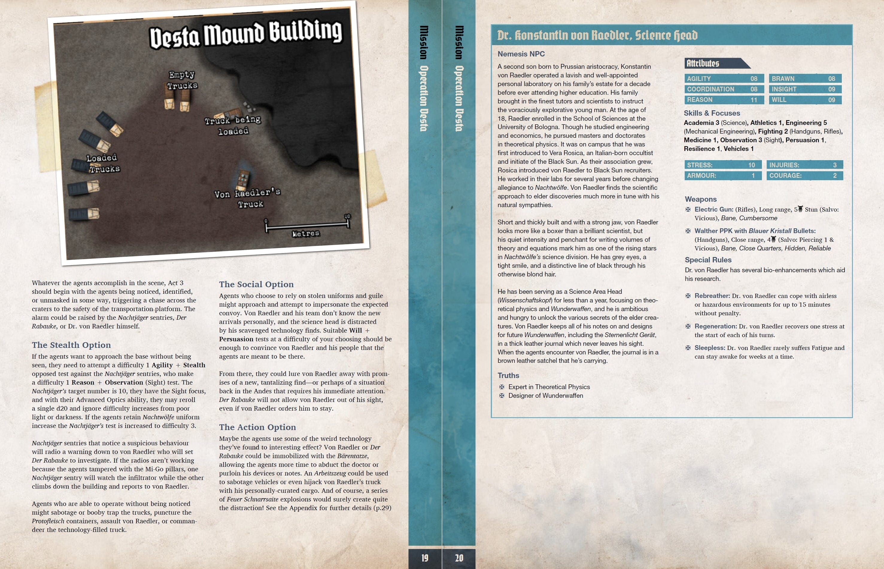 Achtung Cthulhu Operation Vesta missione PDF 31 pagine