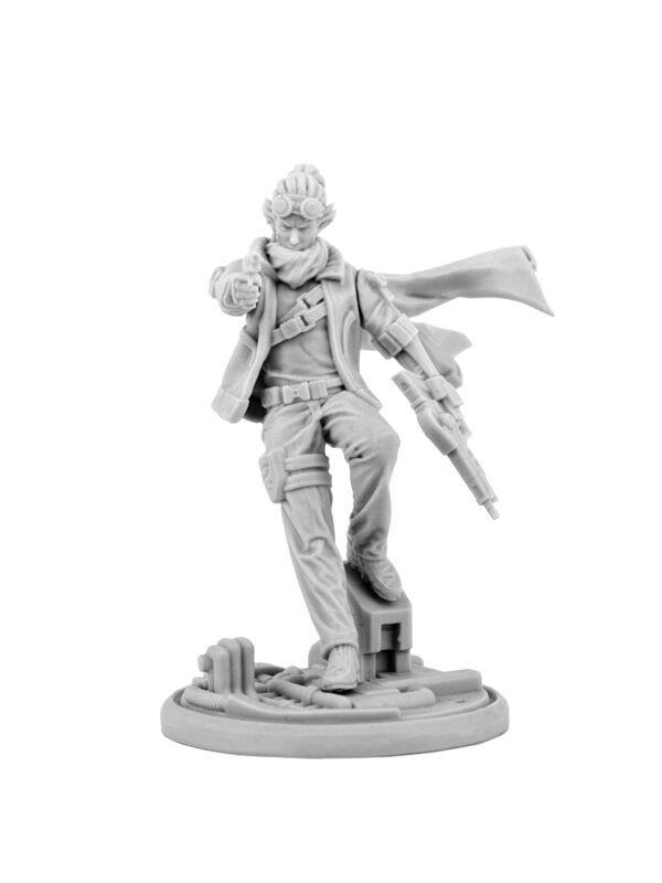 Modiphius Fragged Empire Isaac Kaltoran miniatura resina 28mm