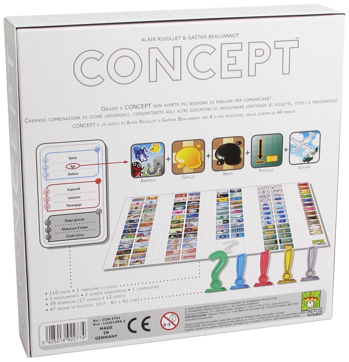 Asmodee Concept gioco da tavolo creativo edizione italiana