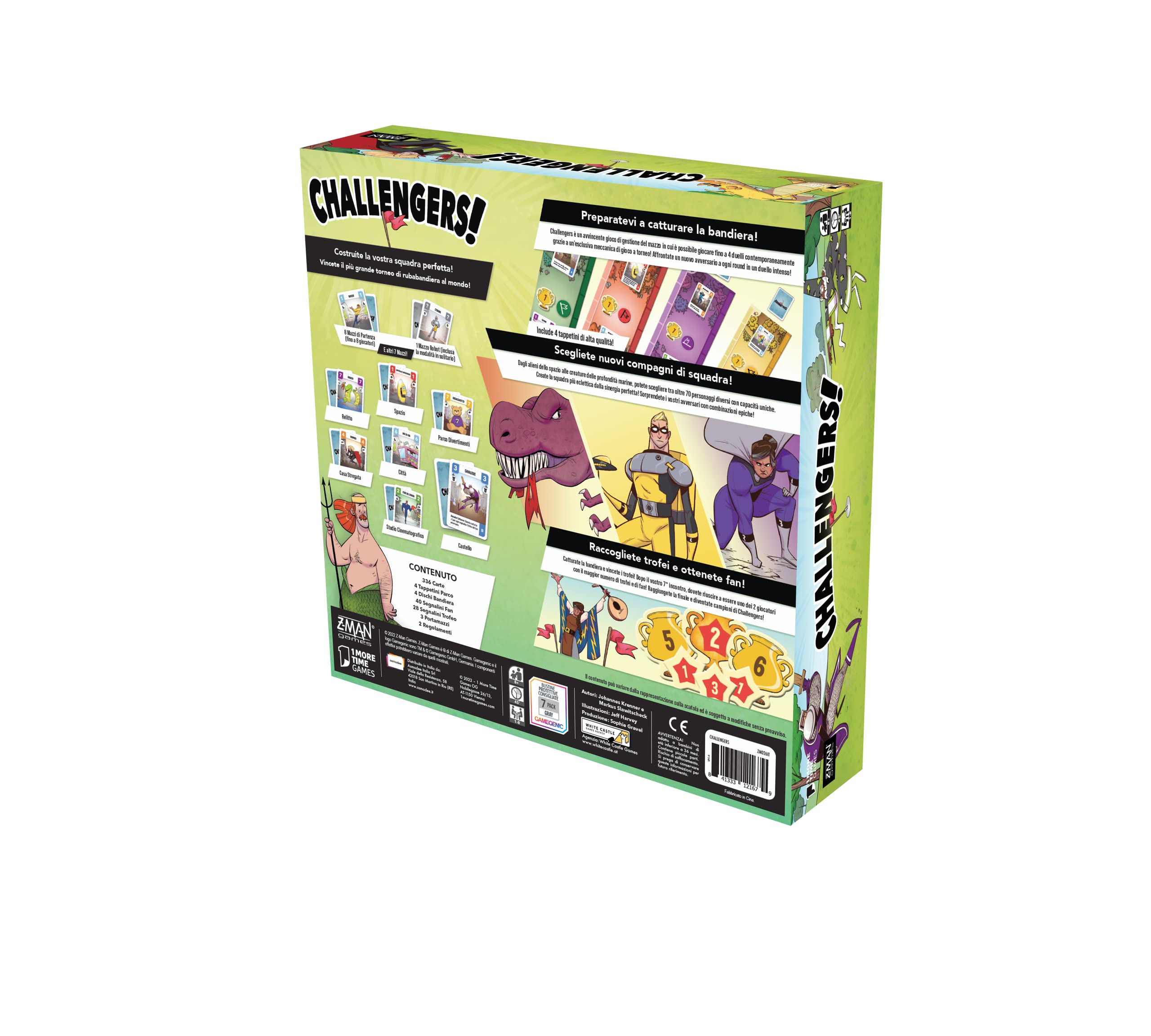 Asmodee Challengers gioco da tavolo edizione italiana 1-8 giocatori