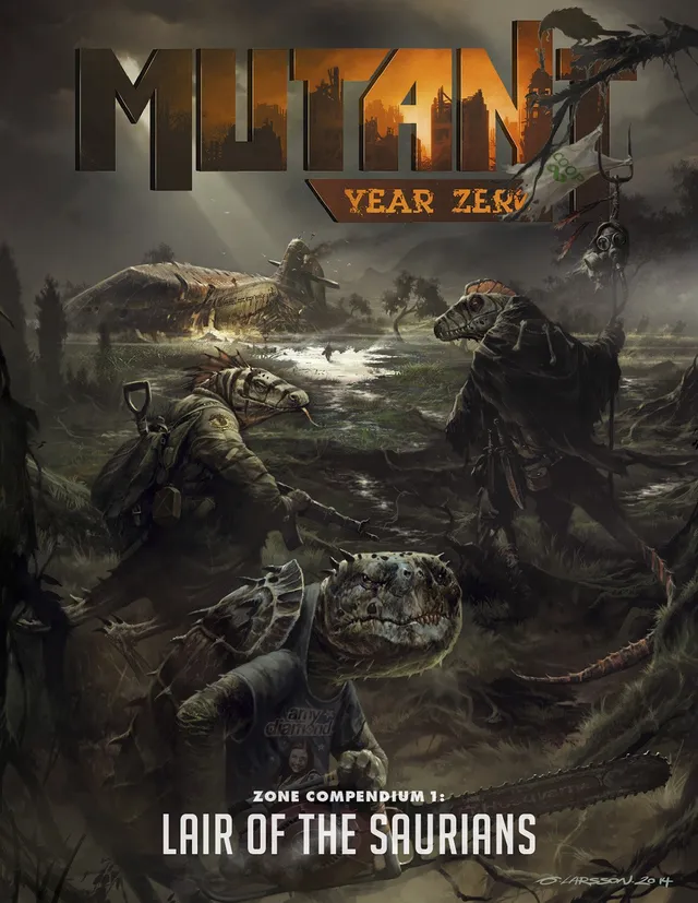 Mutant Year Zero Zone Compendium 1 libretto tana dei sauriani