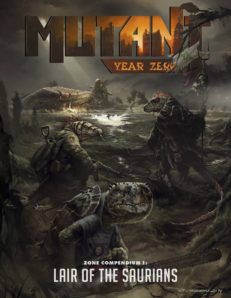 Mutant Year Zero Zone Compendium 1 libretto tana dei sauriani