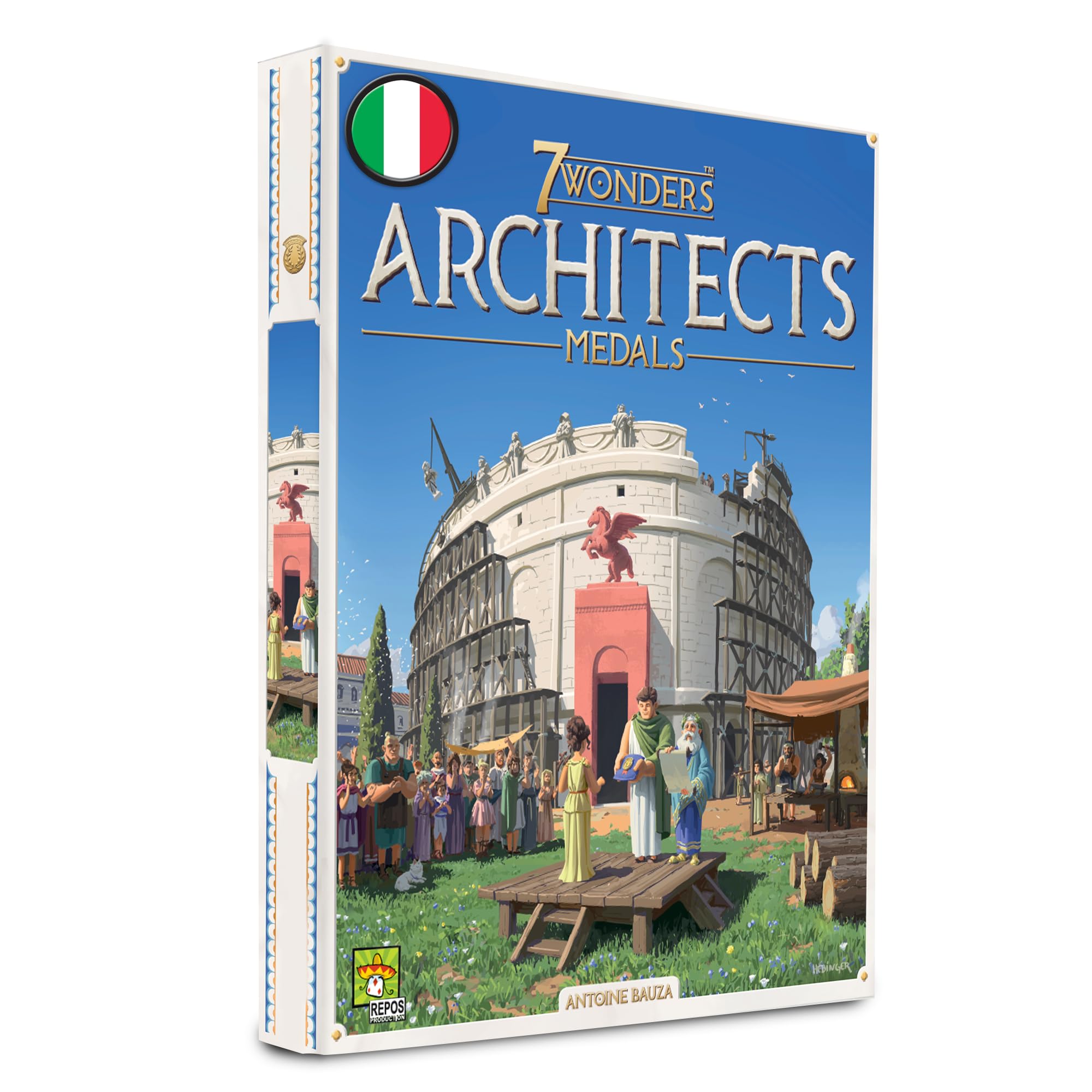 Asmodee 7 Wonders Architects Gioco Base Gioco da Tavolo