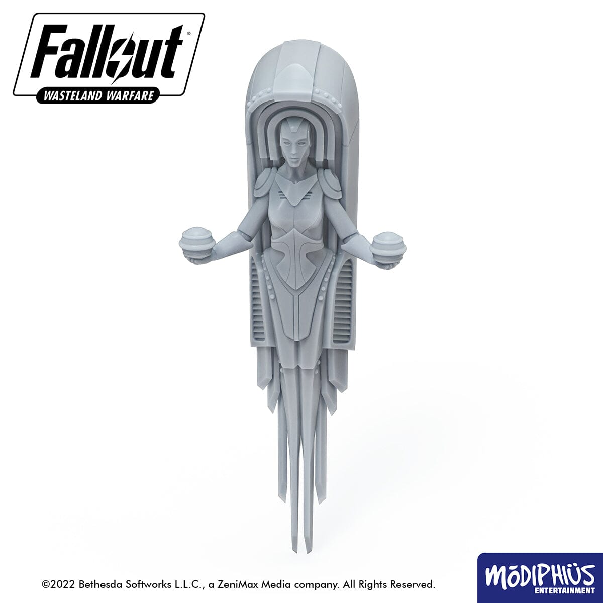 Modiphius Fallout Wasteland Warfare Art Deco Statues file STL