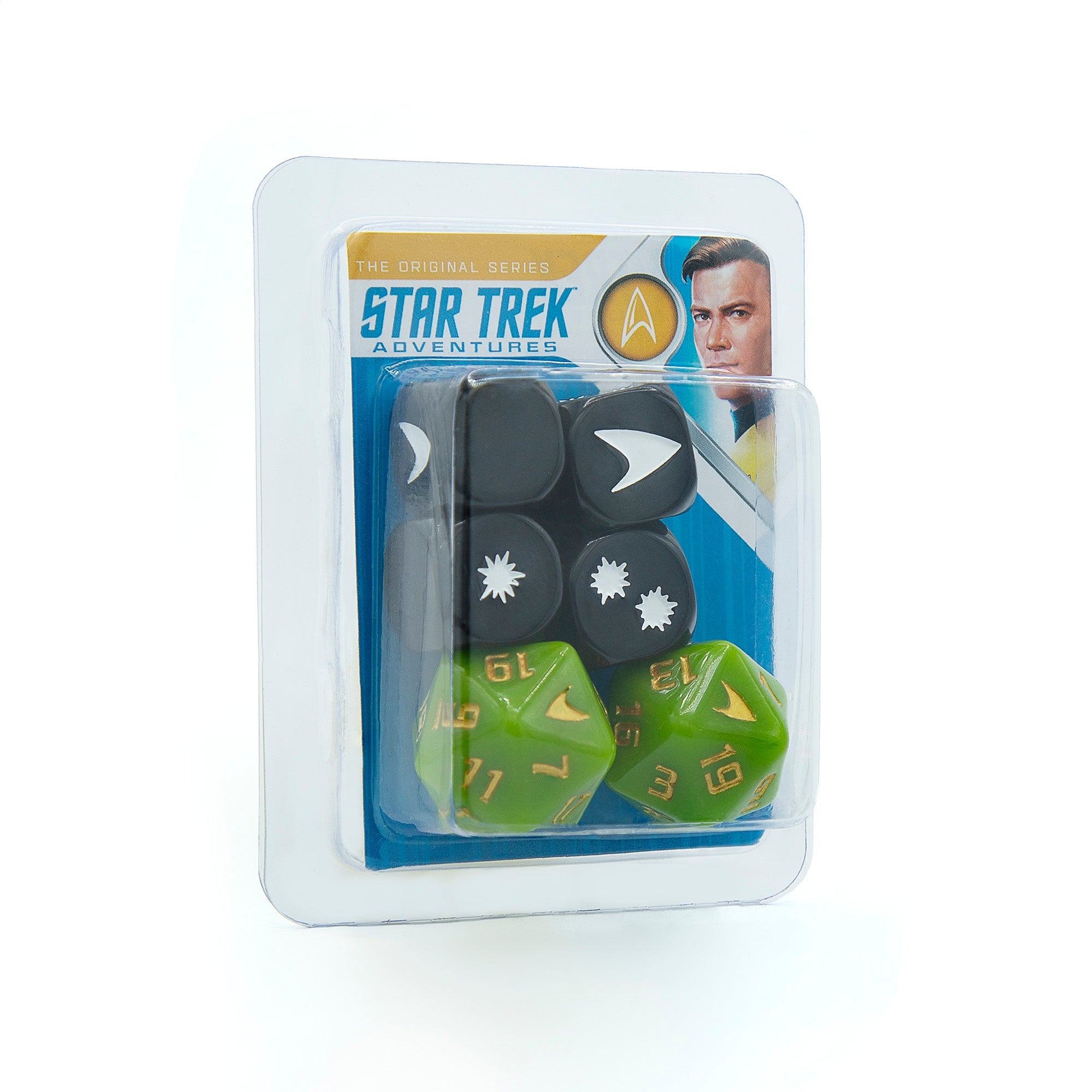Modiphius Star Trek Adventures Dadi Kirk Tunic blister 6 dadi