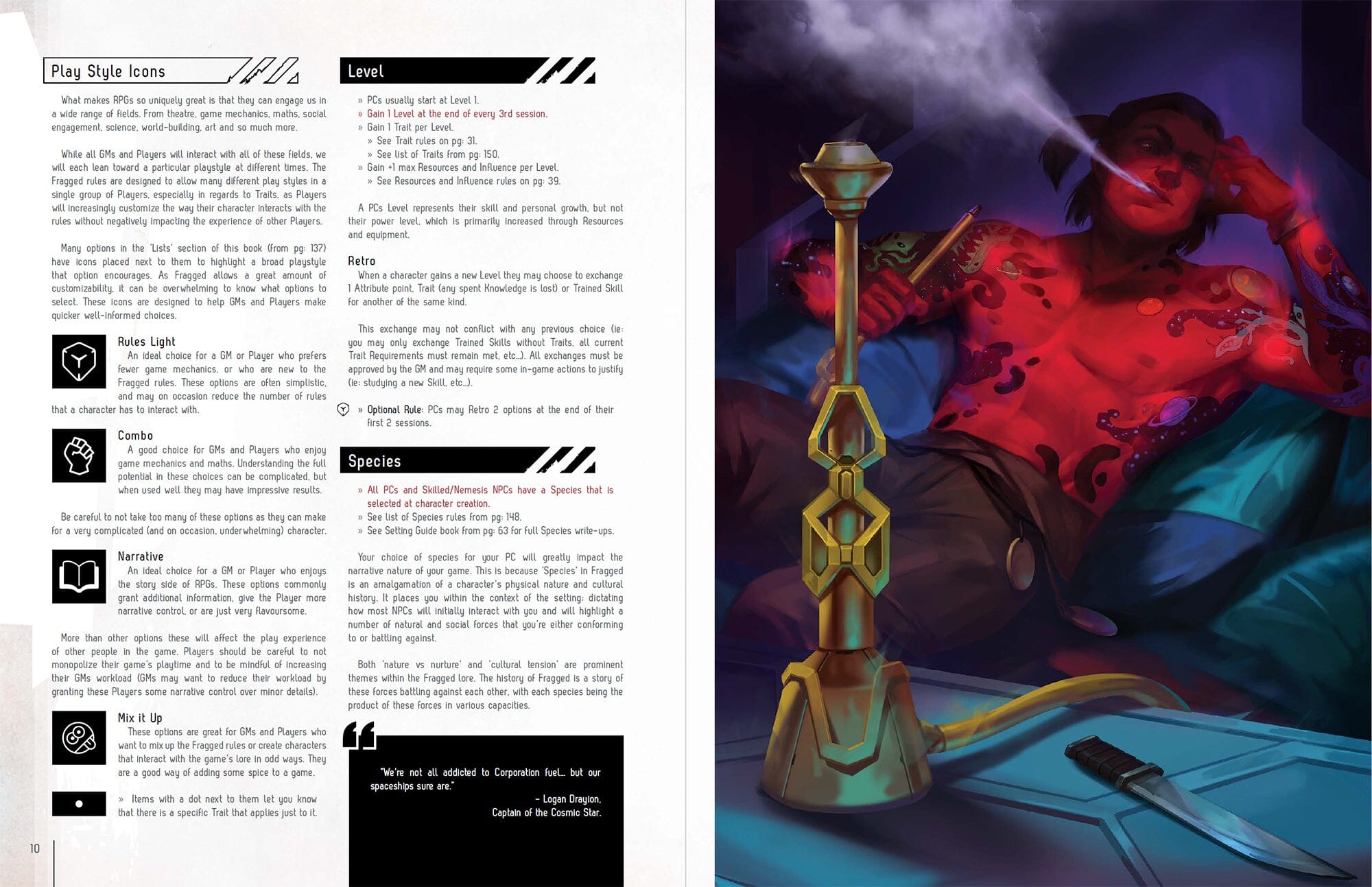 Modiphius Fragged Empire Seconda Edizione manuale PDF 204 pagine