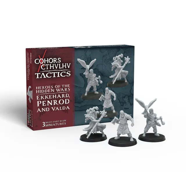 Modiphius Cohors Cthulhu Heroes Ekkehard Valda Penrod miniature