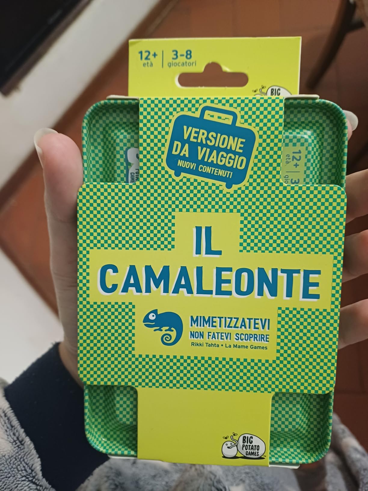 Asmodee Il Camaleonte Travel carte gioco party 3-8 giocatori