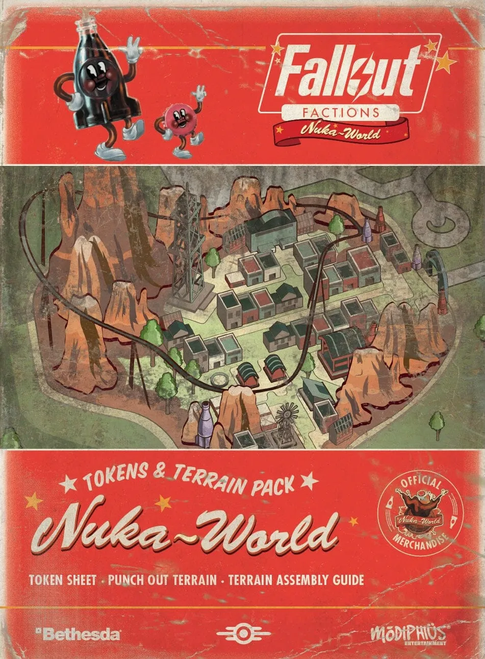 Fallout Factions Tokens and Terrain Pack 1 scenari