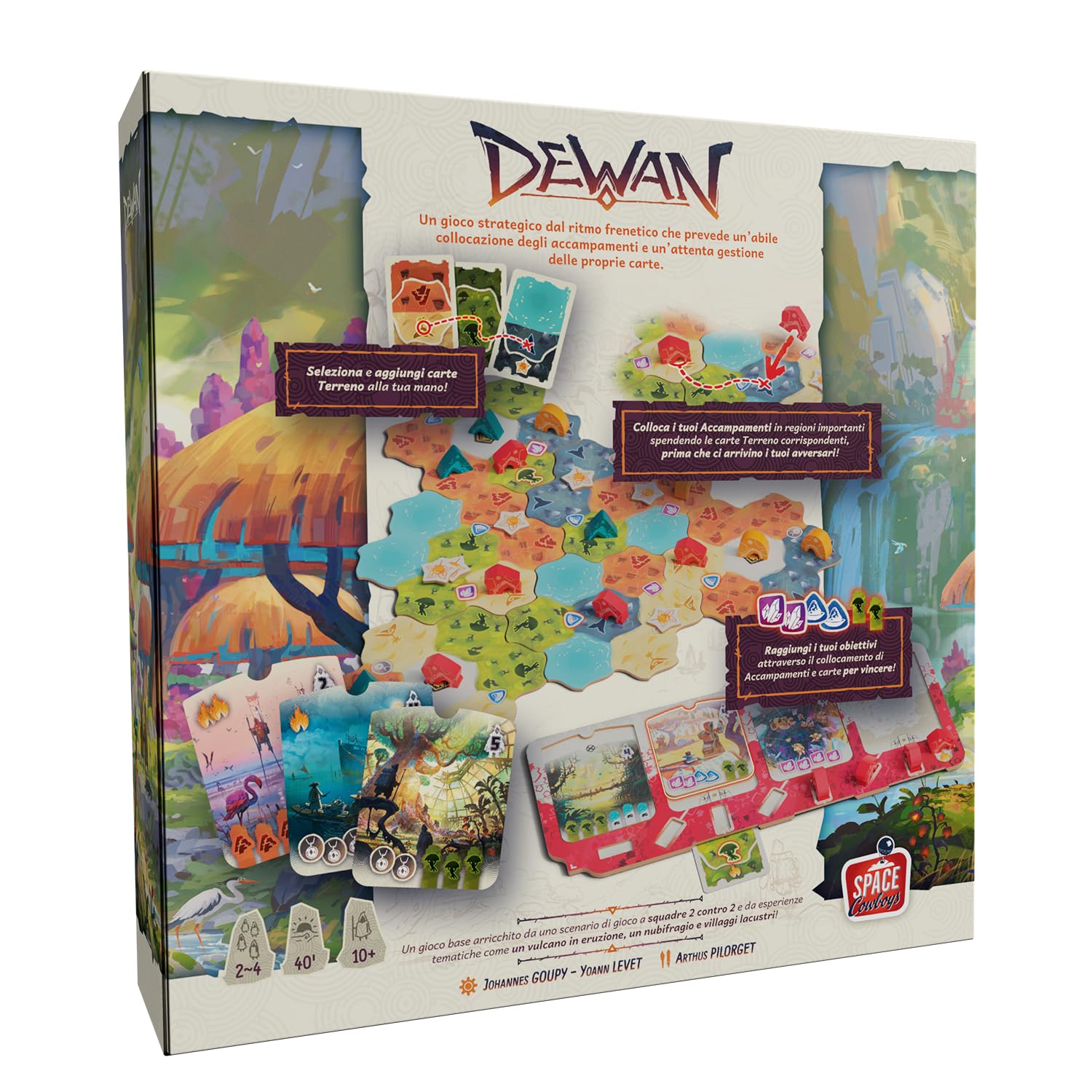 Asmodee Dewan Gioco da Tavolo Strategico Italiano 2-4