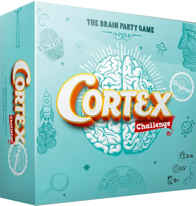 Asmodee Cortex Challenge Azzurro gioco carte cervello 2-6