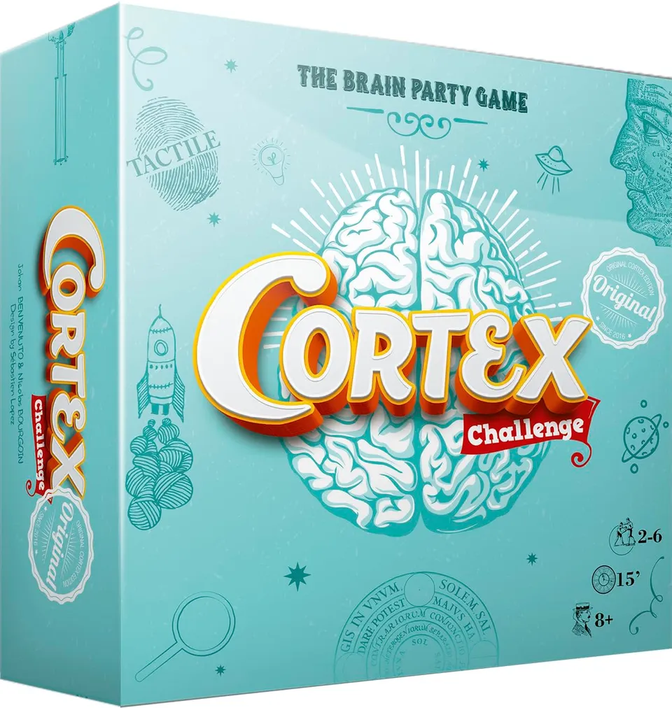 Asmodee Cortex Challenge Azzurro gioco carte cervello 2-6