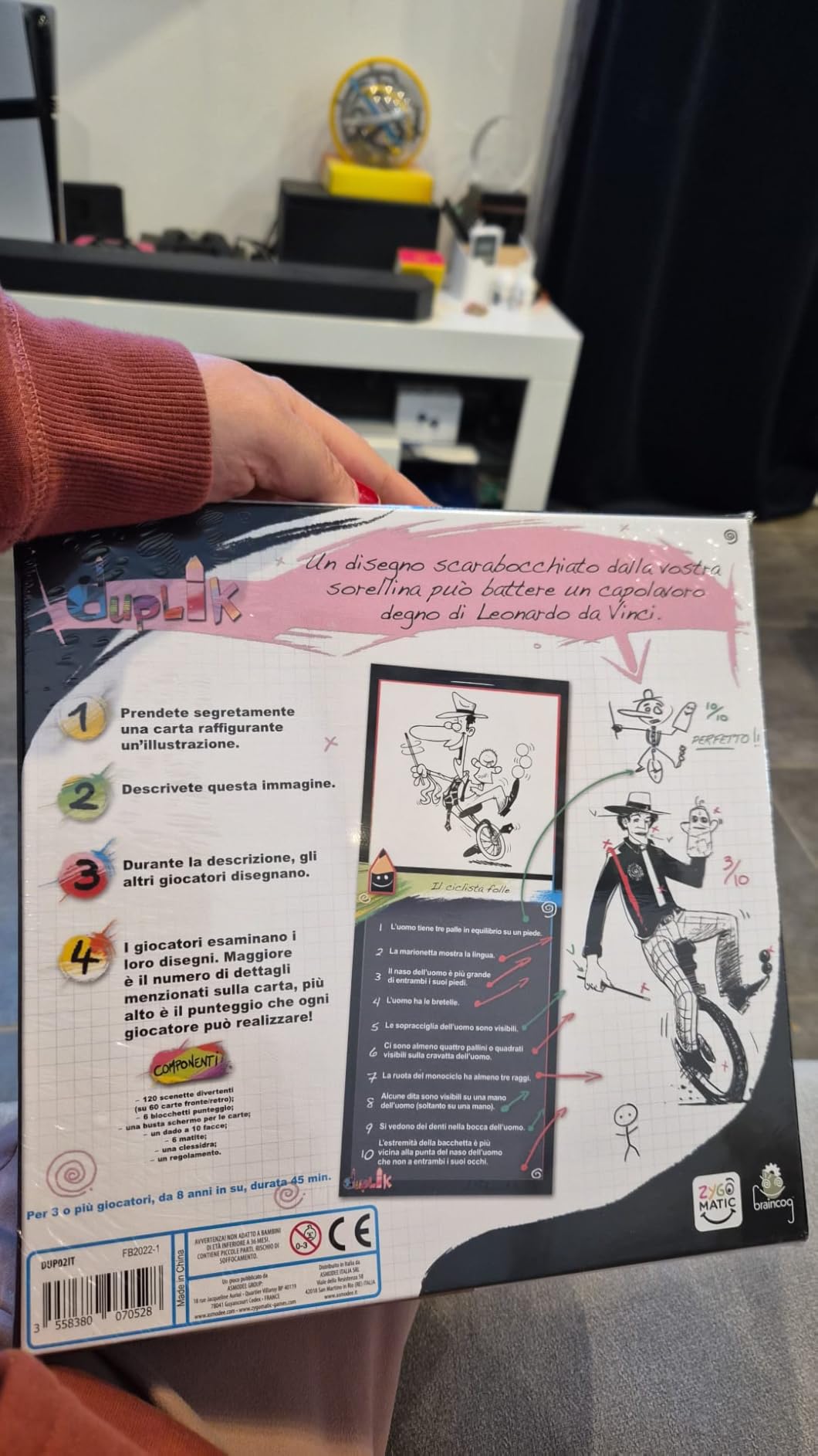 Asmodee Party Games Duplik Big Box Gioco Disegno 3-10 ITA 45Min