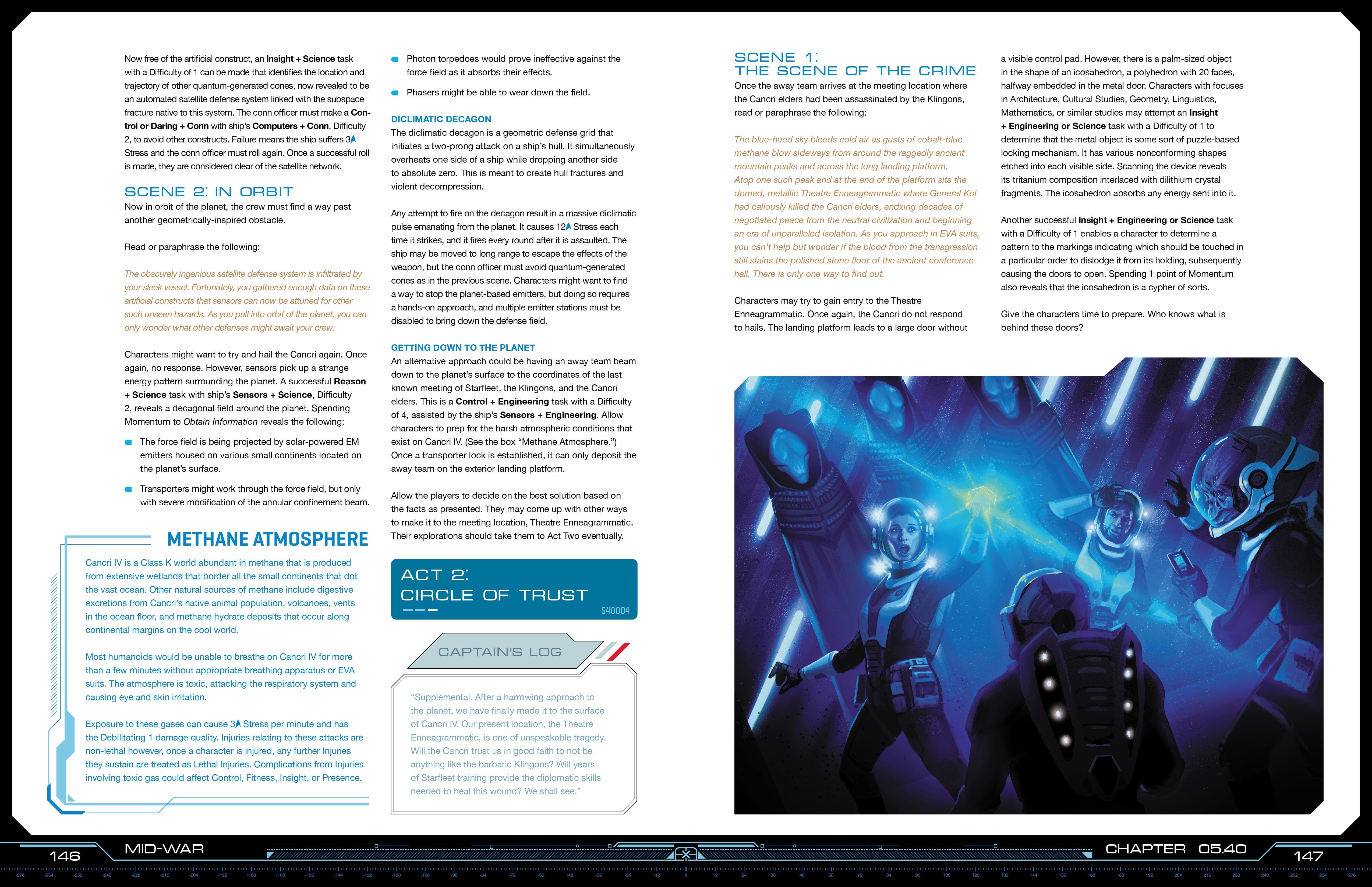 Star Trek Adventures Federation-Klingon War manuale campagna guerra