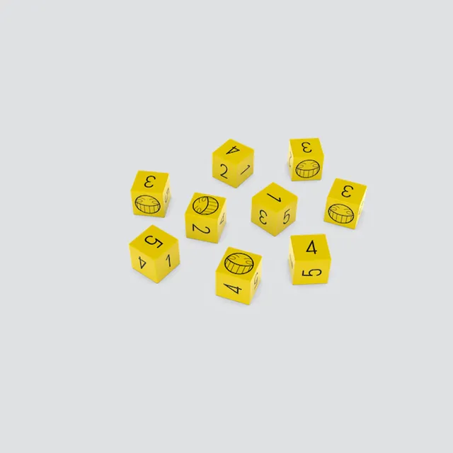 Cowboy Bebop Smile set 9 dadi d6 Ed gioco di ruolo