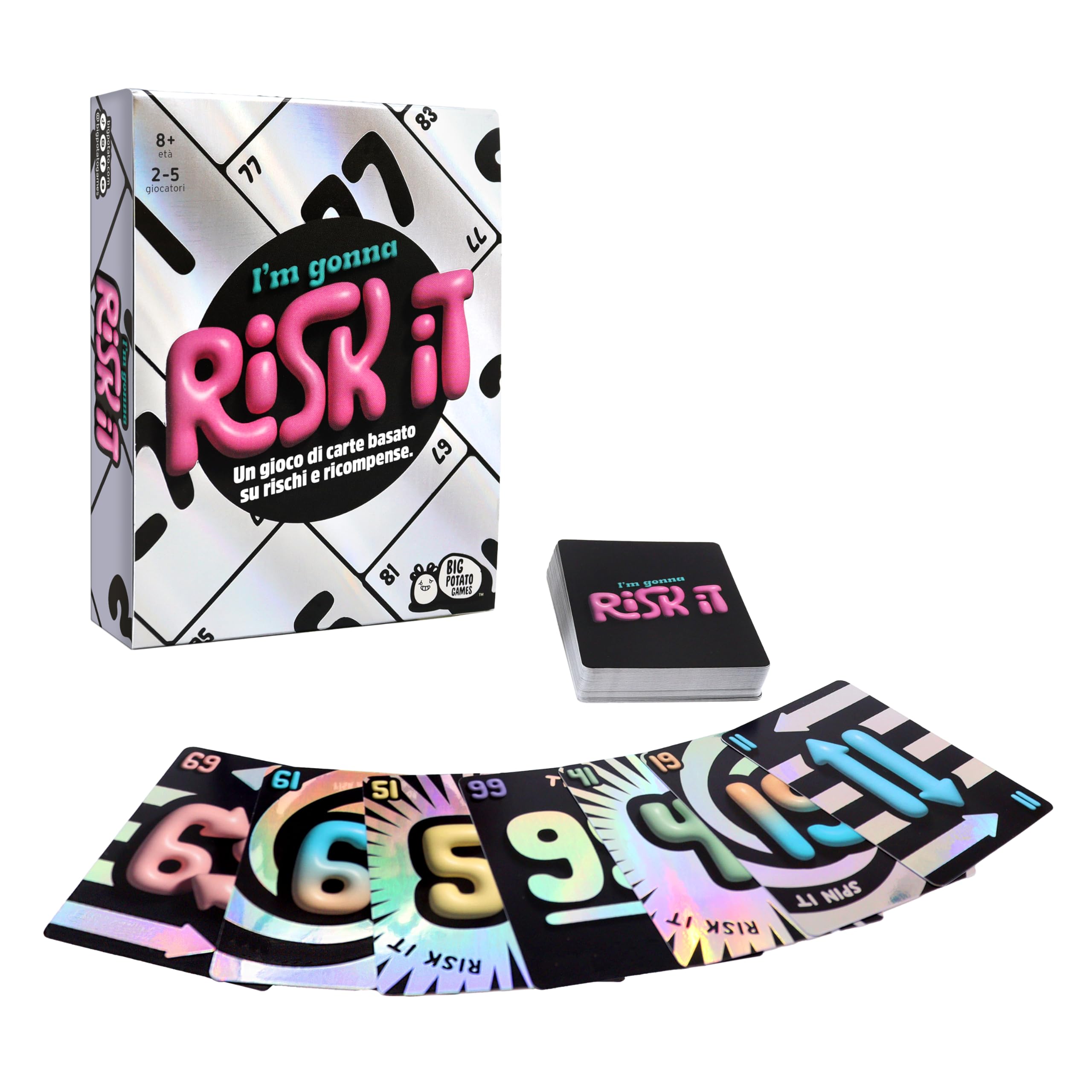 Asmodee Risk It Gioco di Carte Numeri 2-5 Giocatori