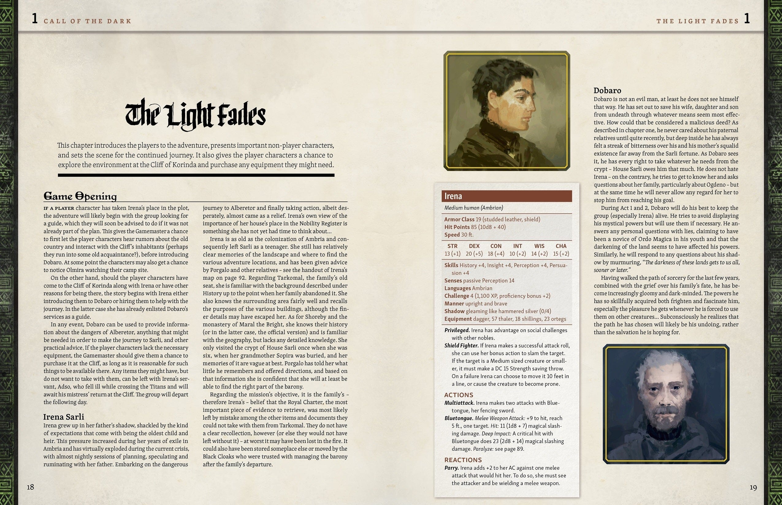 Modiphius Ruins of Symbaroum Call of the Dark Libro 5E 94 Pagine
