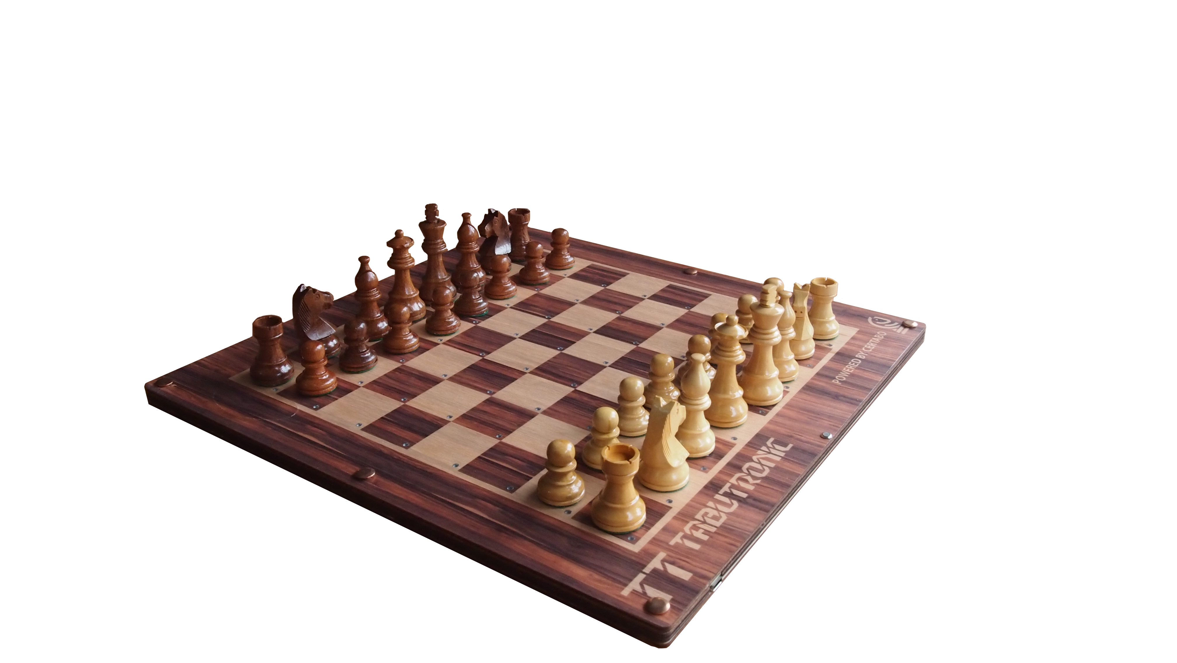 Tabutronic Cerno 35 Scacchiera Elettronica Legno Macassar 35mm