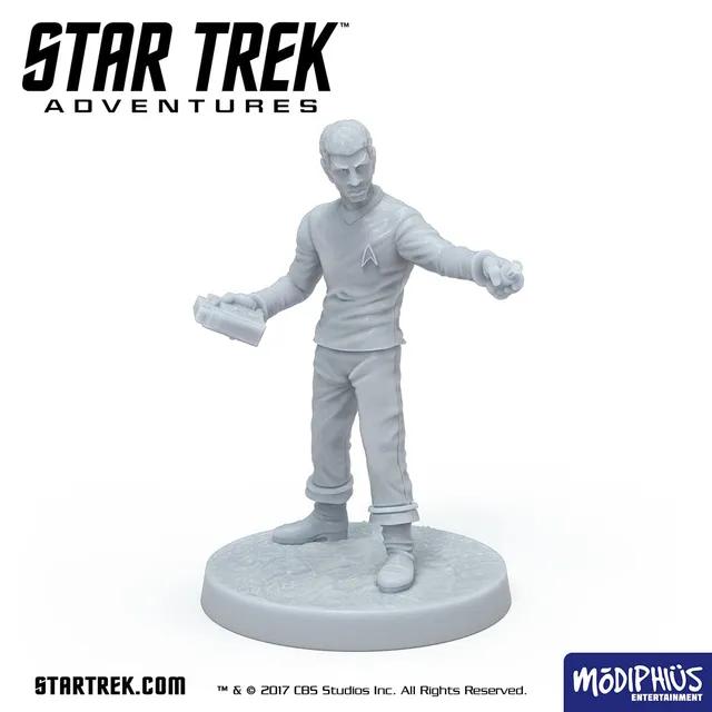 Modiphius Star Trek Adventures File STL Miniatura Vulcaniano TOS