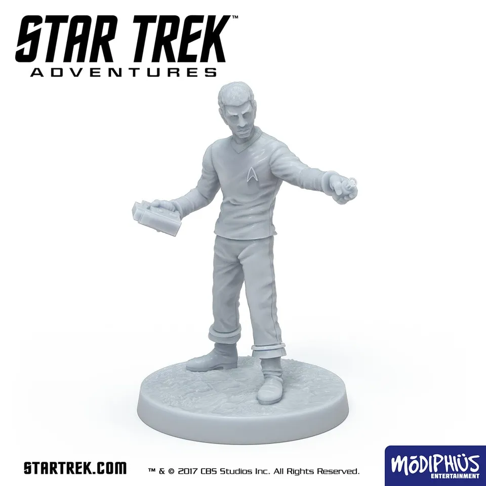 Modiphius Star Trek Adventures File STL Miniatura Vulcaniano TOS