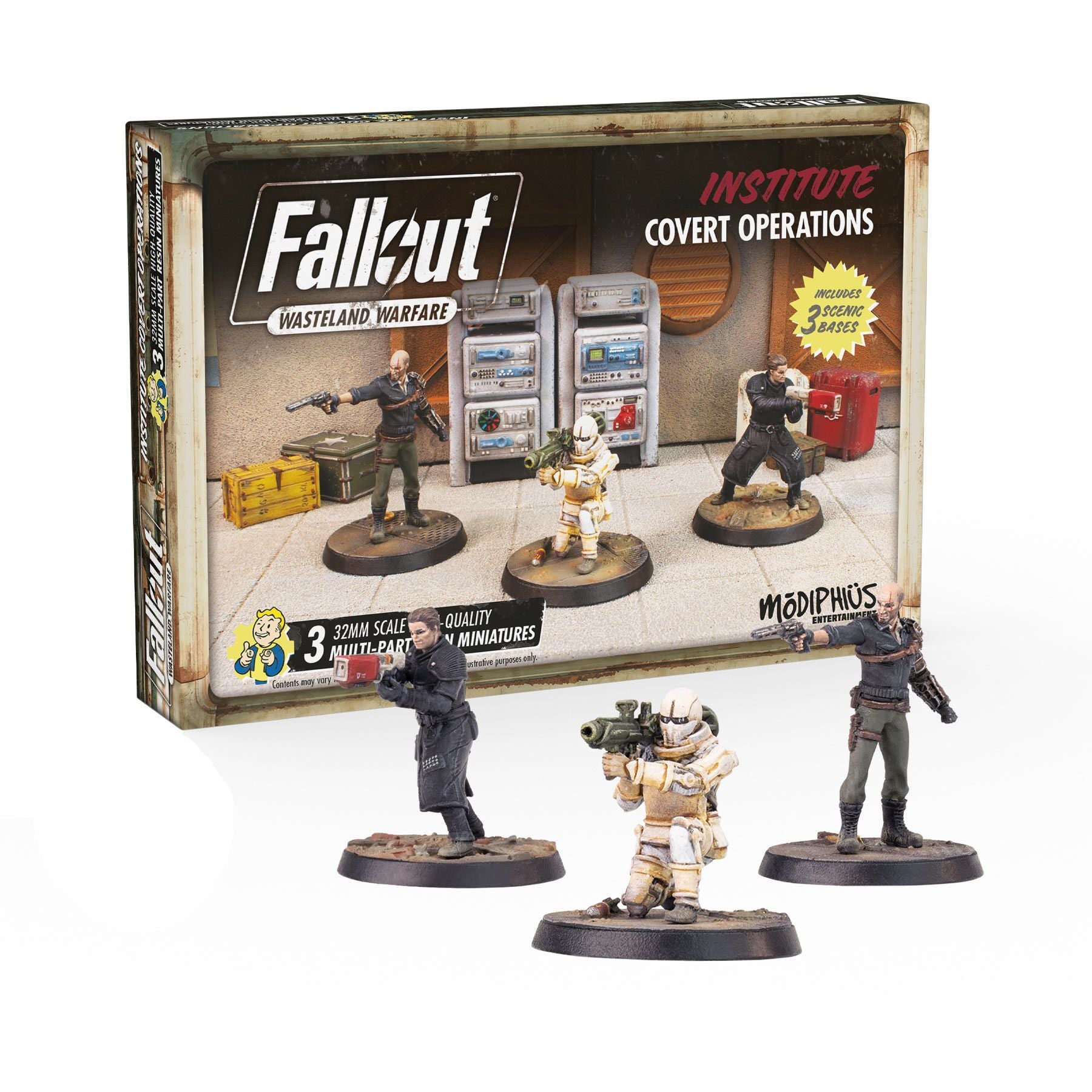 Modiphius Fallout Wasteland Warfare Institute Covert Operations mini