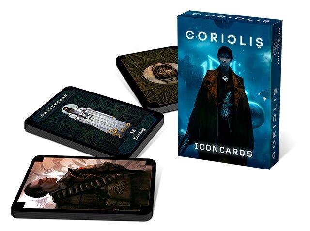 Free League Coriolis Icon Card Deck mazzo 53 carte GDR