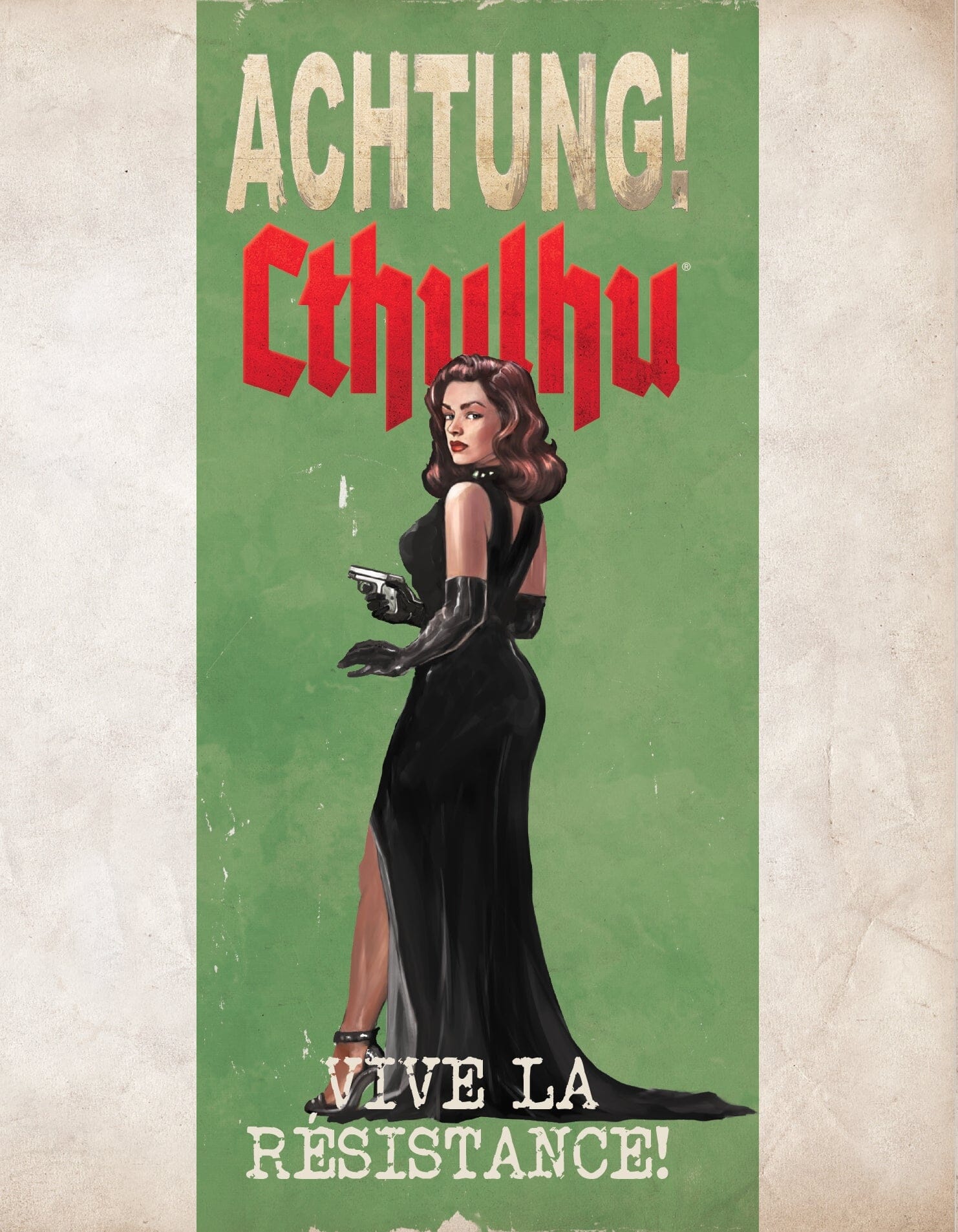 Modiphius Achtung! Cthulhu Vive La Resistance libro 82 pagine