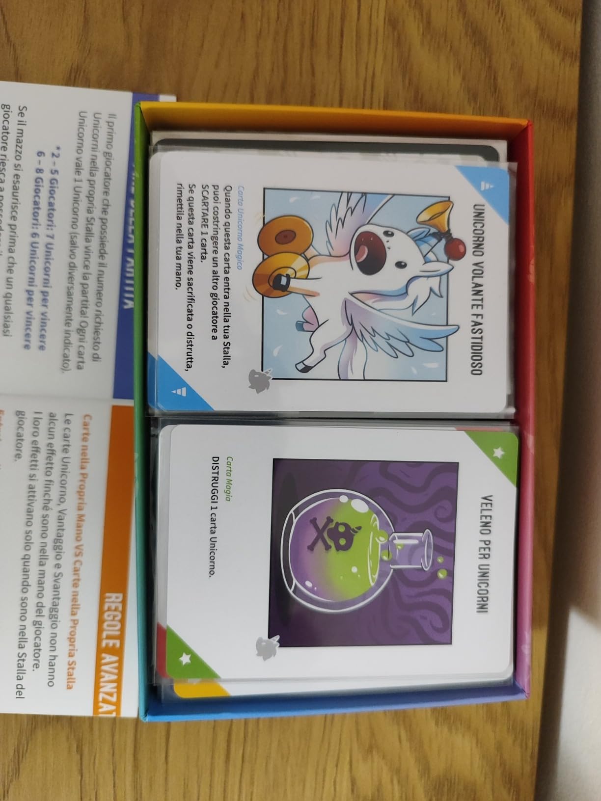 Asmodee Unstable Unicorns gioco base carte 2-8 giocatori