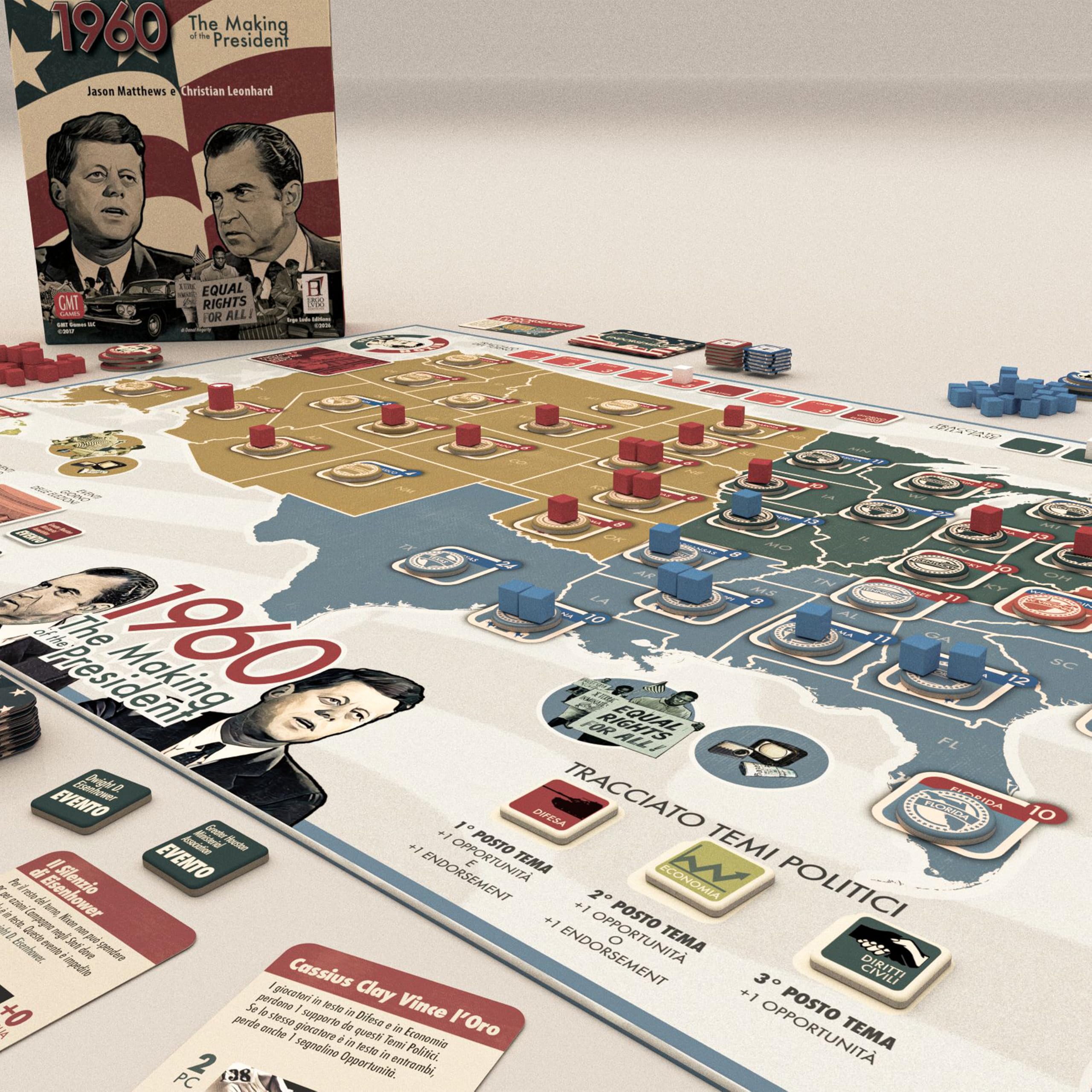 1960 The Making of the President gioco da tavolo strategico italiano