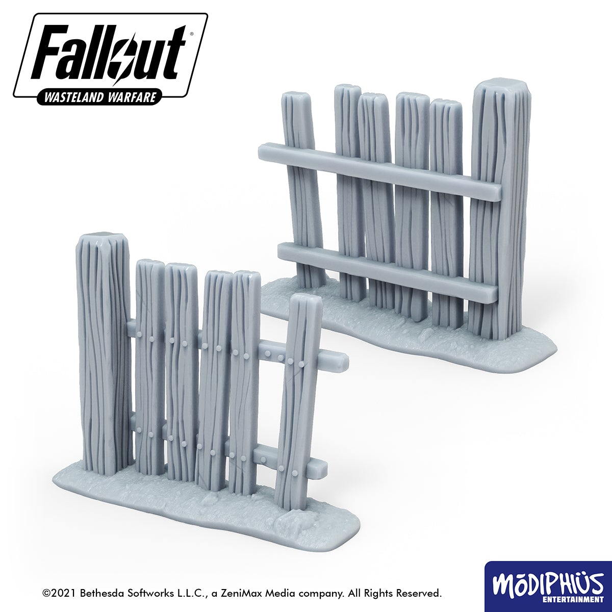 Modiphius Fallout Wasteland Warfare Graveyard scenario STL