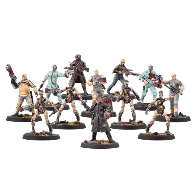 Modiphius Fallout Factions Institute Core Box miniature 12 pezzi