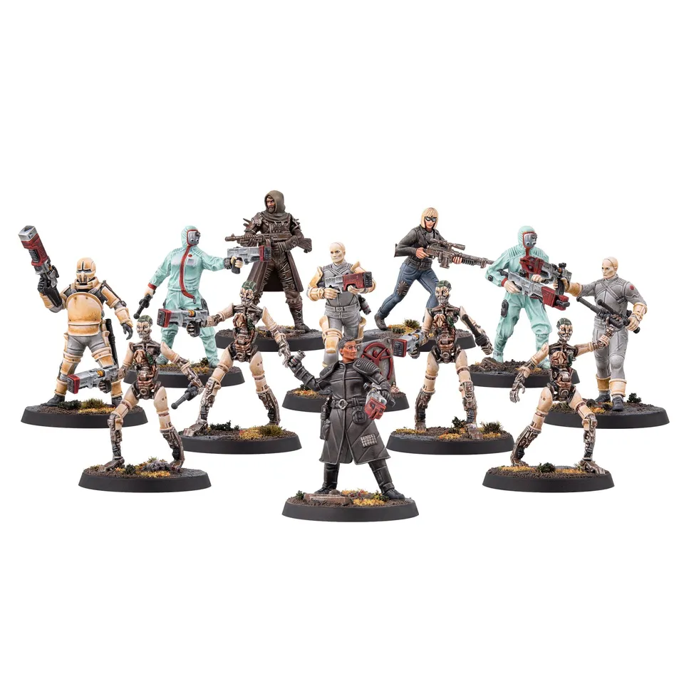 Modiphius Fallout Factions Institute Core Box miniature 12 pezzi
