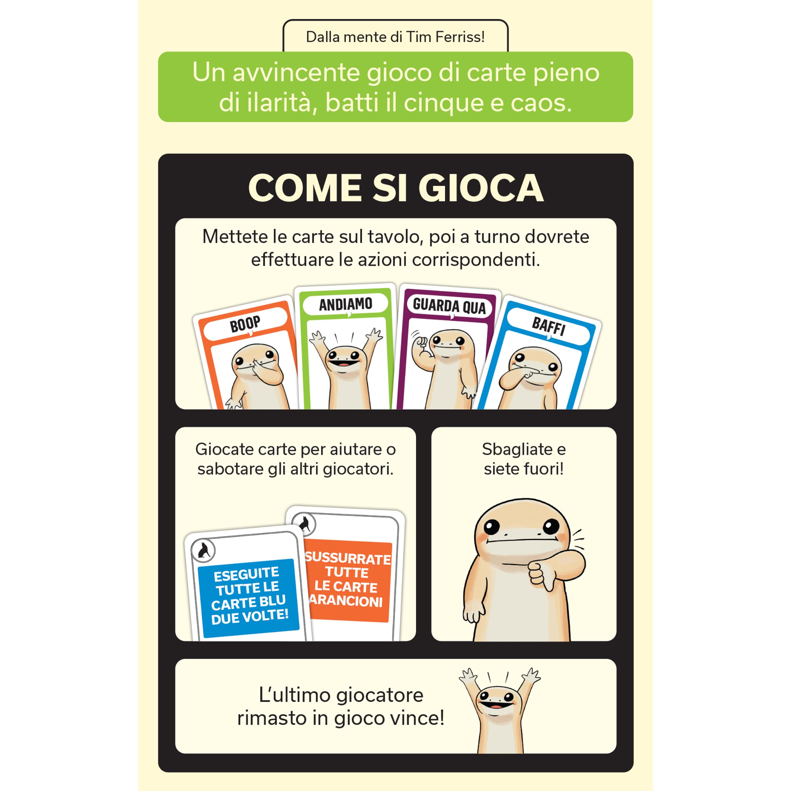 Asmodee Coyote carte party game edizione italiana 3-8 giocatori