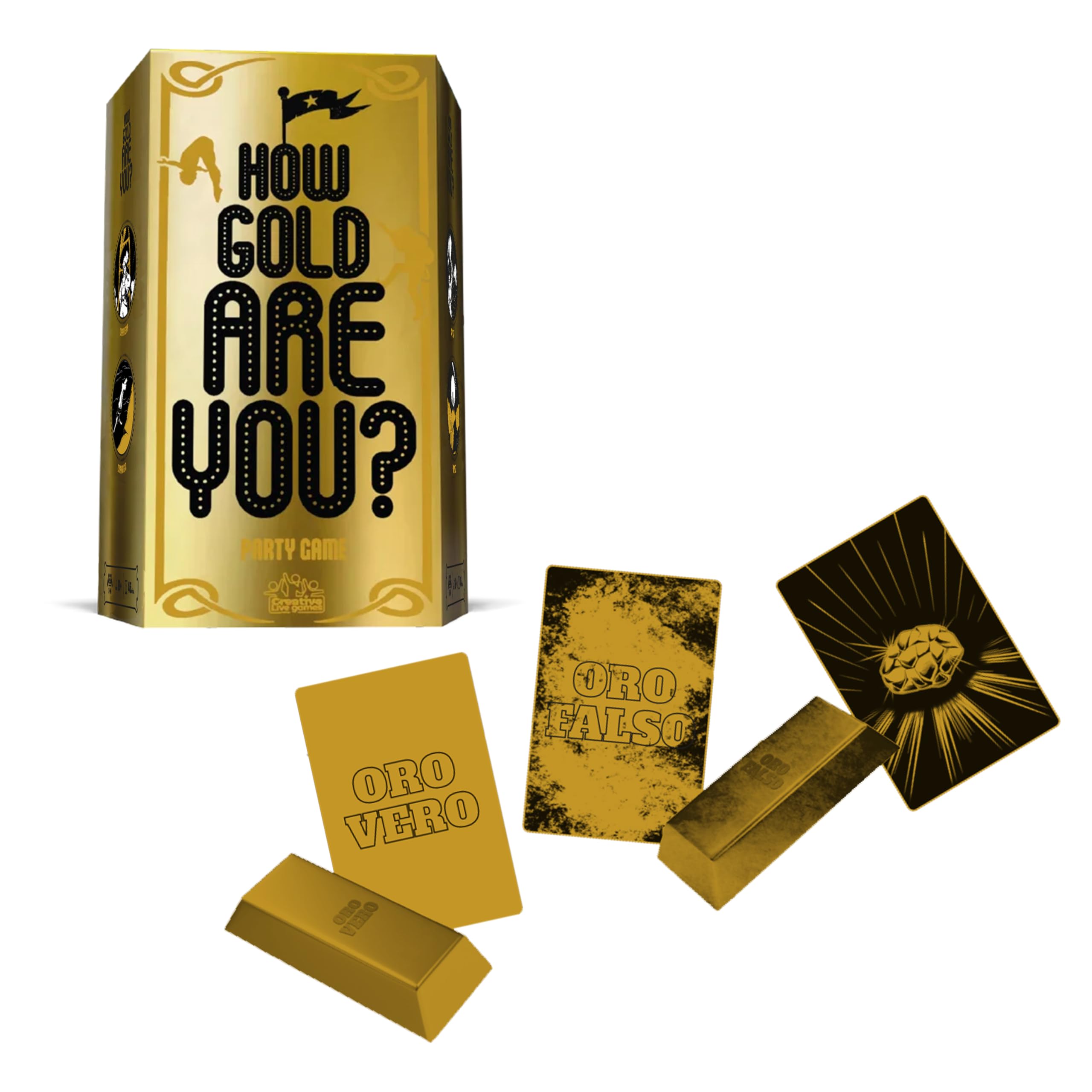 Asmodee How Gold Are You? gioco di bluff 3-6 giocatori