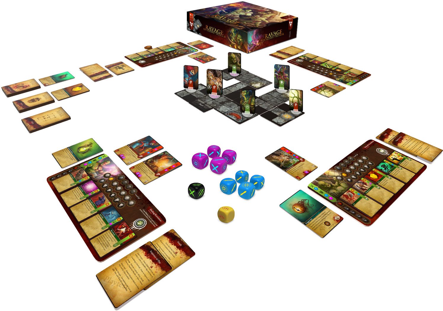 Ravage Dungeons of Plunder gioco da tavolo orchi modalità co-op solo