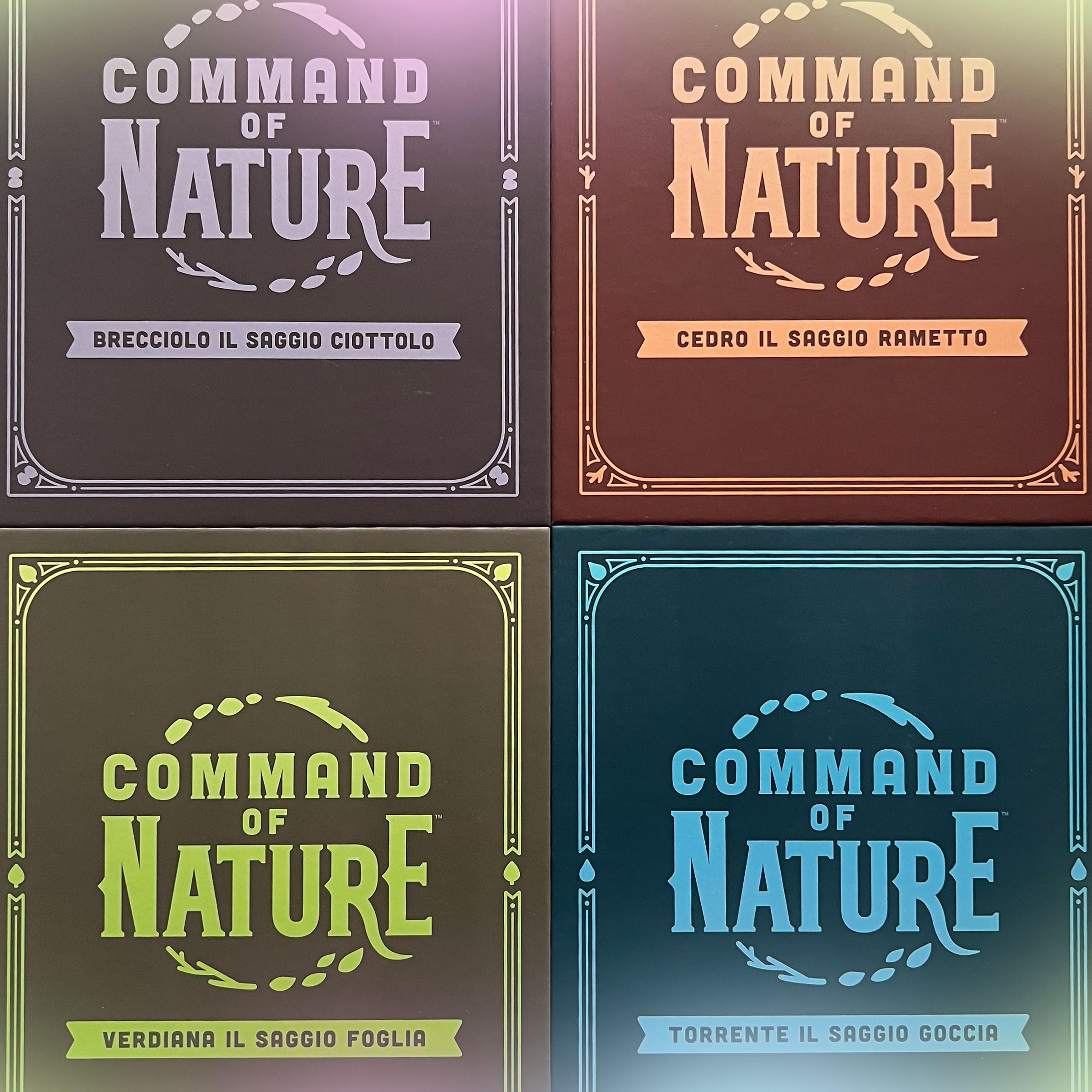 Asmodee Command of Nature gioco da tavolo deck building elementali