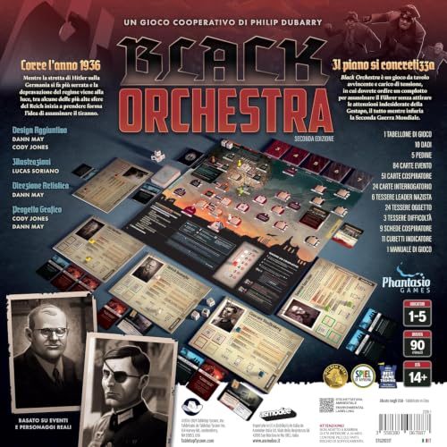 Asmodee Black Orchestra Seconda Edizione gioco da tavolo Gioco Base cooperativo