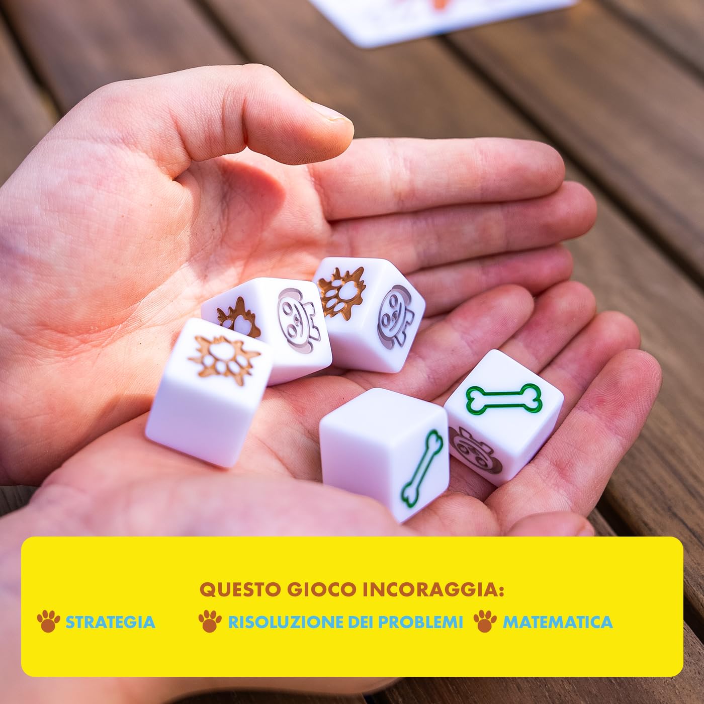 Asmodee Piccolo Puzzino gioco da tavolo bambini con dadi 4+ anni