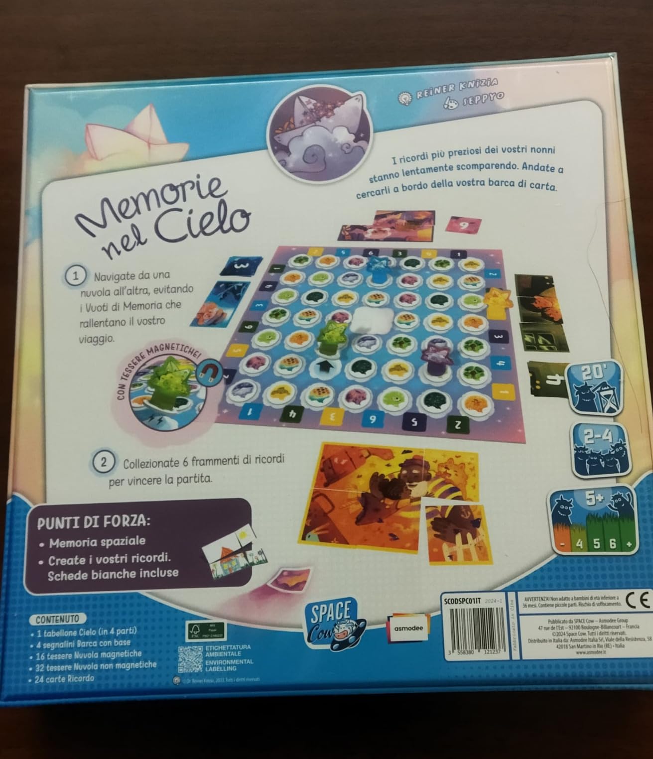 Asmodee Memorie nel Cielo gioco da tavolo 2-4 giocatori